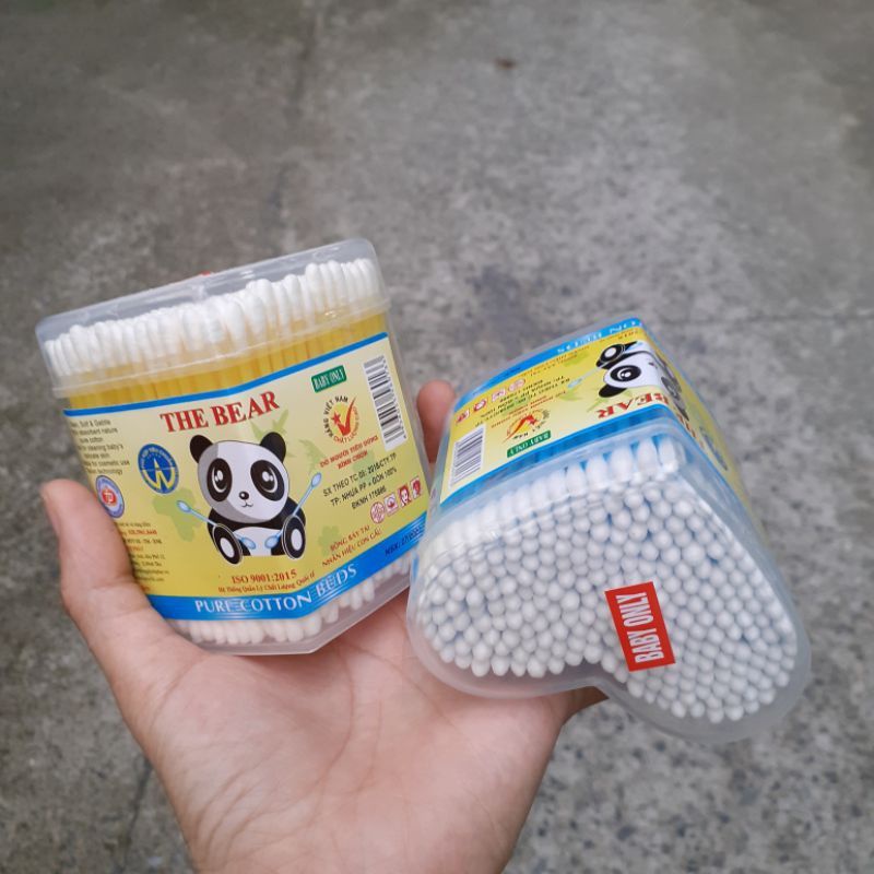 Hộp 240 Bông Tăm Trẻ Em Trẻ Sơ Sinh The Bear