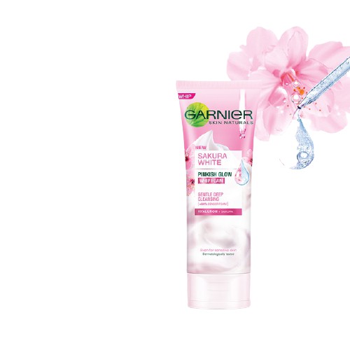 (hàng Mới Về) Sữa Rửa Mặt Garnier Sakura 50ml Giúp Làm Trắng Và Dưỡng Ẩm Hiệu Quả