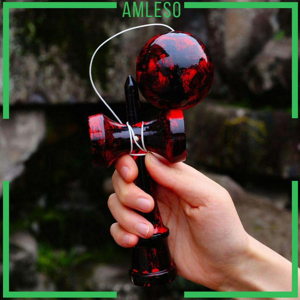 Đồ chơi bóng gỗ tung hứng Kendama khéo léo sơn toàn bộ thể thao giải trí ngoài trời