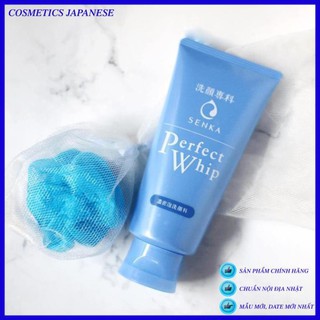 [MỸ PHẨM NHẬT] Sữa Rửa Mặt SENKA Perfect Whip | Sữa rửa mặt tạo bọt chiết xuất tơ tằm trắng Senka Perfect Whip 120g