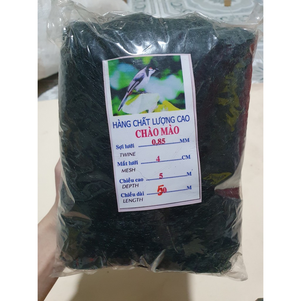 Lưới bẫy chim chào mào dài 40m 50m và 60m