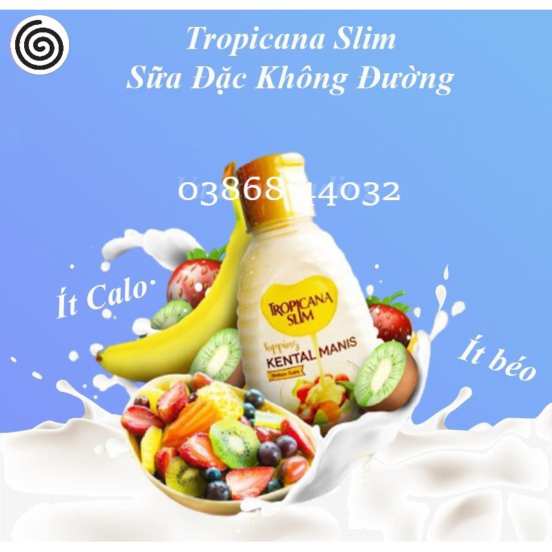 Sữa Đặc Ăn Kiêng Không Đường Tropicana Slim Tốt Cho Người Ăn Kiêng, Tiểu Đường - Nhập Khẩu Indonesia