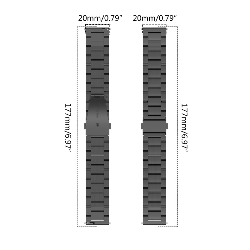 Dây Đeo Thay Thế 20mm Bằng Thép Không Gỉ Phong Cách Thể Thao Cho Đồng Hồ Thông Minh Omega
