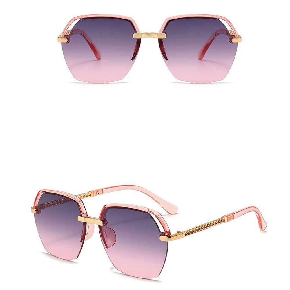 Kính Mát Đa Giác Nửa Gọng Đa Giác Thời Trang Chống Tia UV400 VANES1