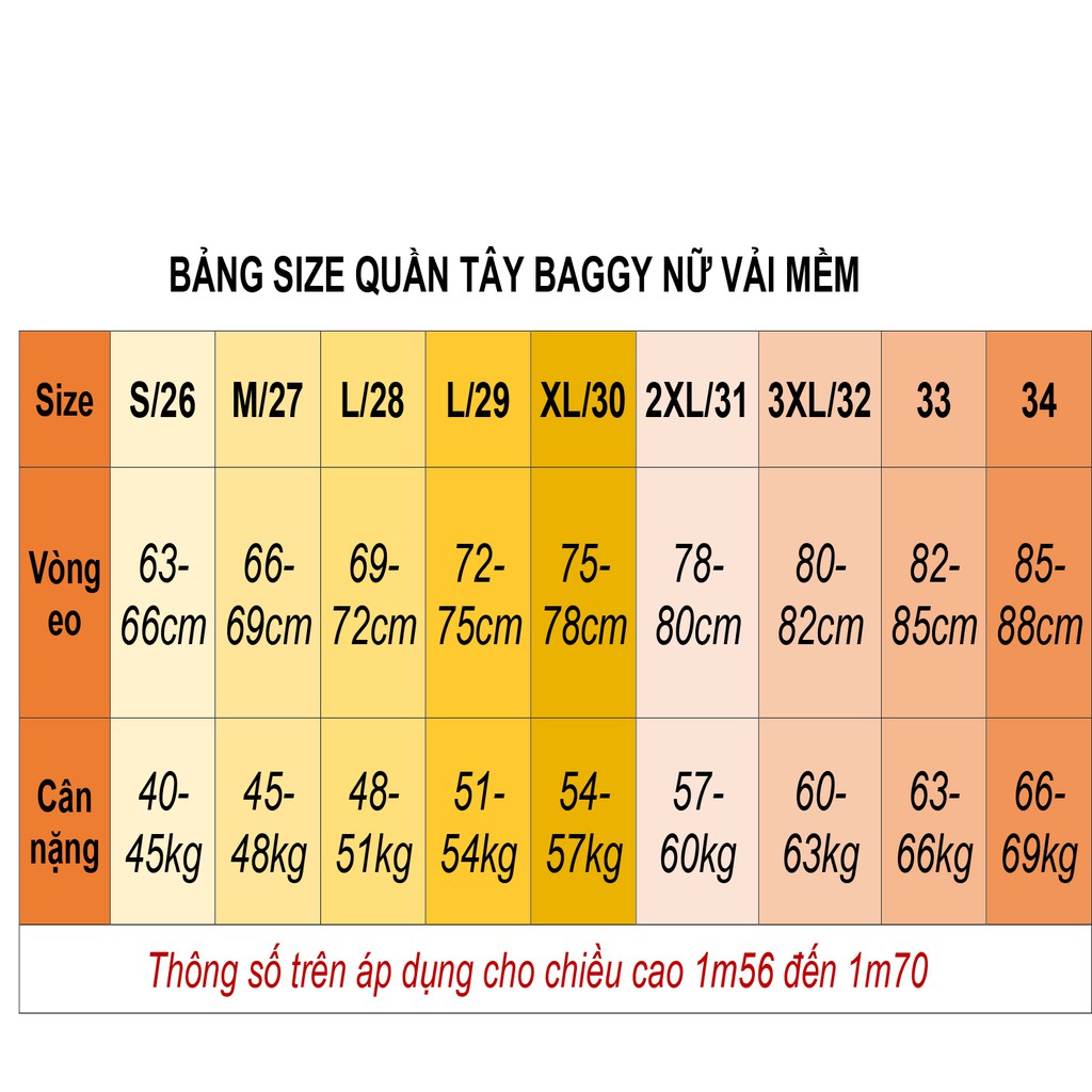 Quần tây baggy công sở loại dài QT679