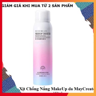 (Chính Hãng) Xịt Chống Nắng MakeUp da MayCreate 150ml