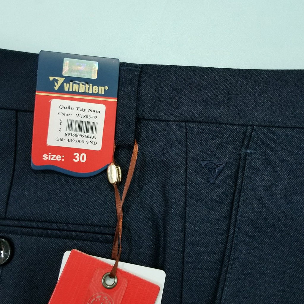 Quần tây nam Vĩnh Tiến màu xanh đen 439k | BigBuy360 - bigbuy360.vn