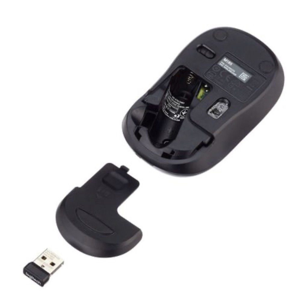 Chuột không dây Logitech M185- Hàng chính hãng