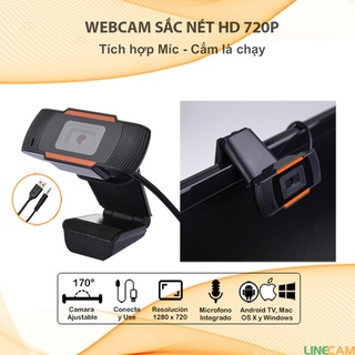 Webcam PC-Laptop Có Mic Độ Nét Cao 720p