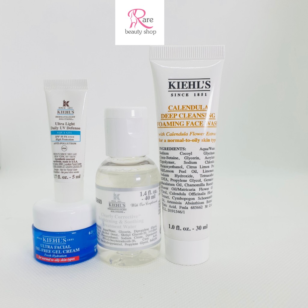 (Duty free) Set Kiehl's mini size duty (số 2)