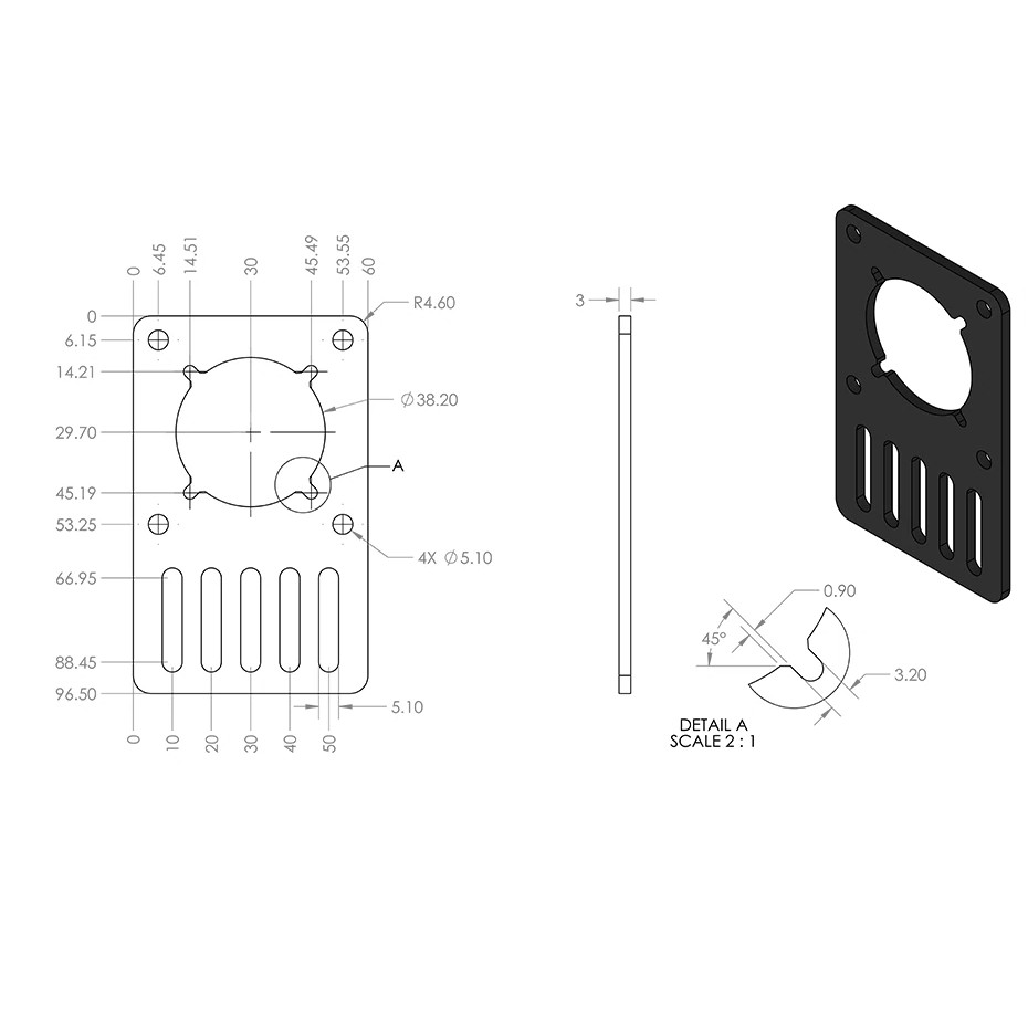 Part motor bước 57 cho nhôm định hình