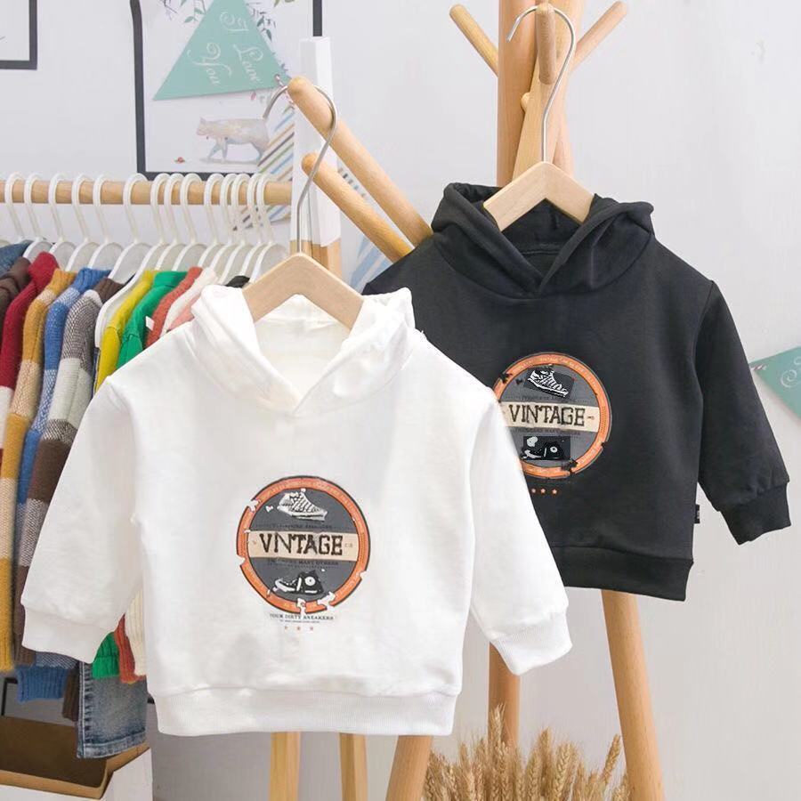 Áo Hoodie Tay Dài Họa Tiết Hoạt Hình Cho Bé Trai