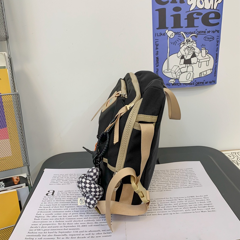 Túi đeo chéo Prettyzys phong cách Hàn Quốc 2022 sức chứa lớn 14 inch cho sinh viên đại học