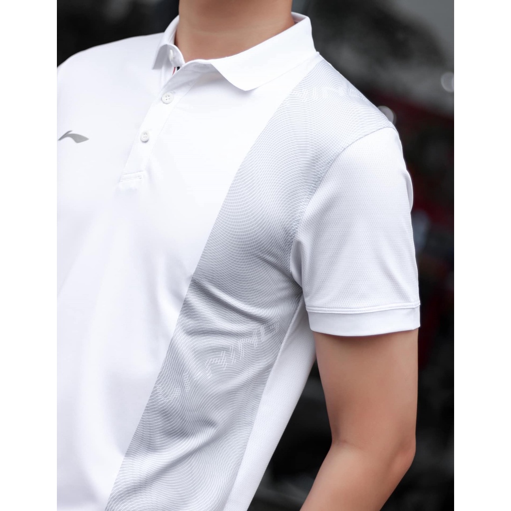 Áo polo Li-Ning APLR087 màu trắng