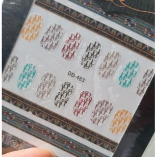 [ảnh thật] sticker dán móng , nail sticker design móng tay