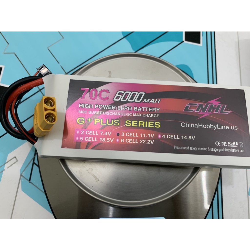 PIN CNHL G+PLUS 6000MAH 3S 70C LIPO BATTERY - Hàng chính hãng 100%, nhập khẩu trực tiếp tại nhà máy