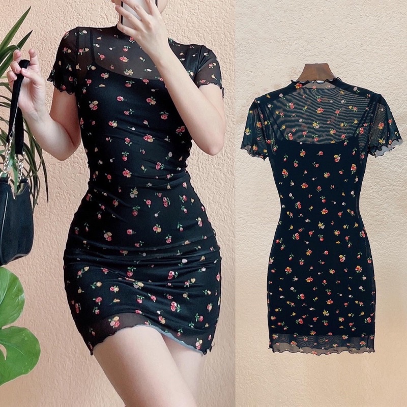 Đầm cổ tròn form ngắn | BigBuy360 - bigbuy360.vn