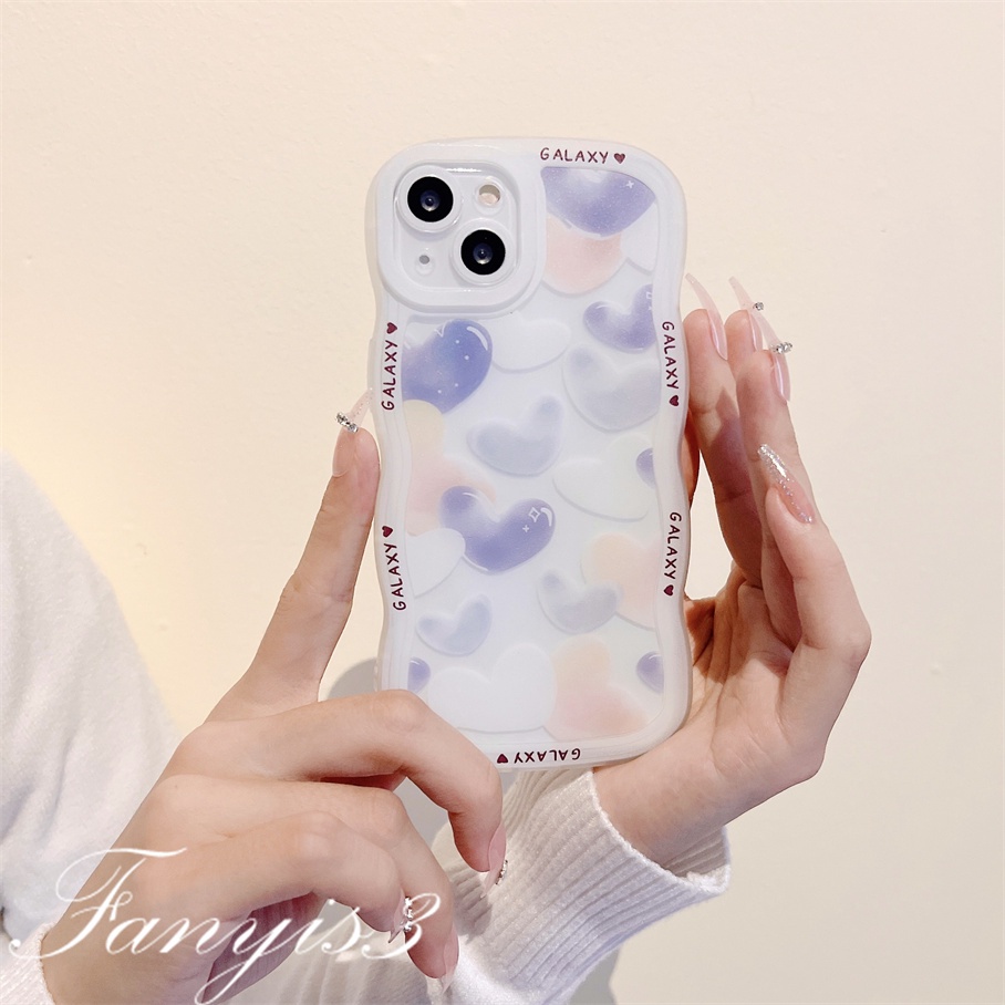 Ốp Điện Thoại TPU Mềm Trong Suốt Họa Tiết Trái Tim Cho iPhone 14 13 12 11 Pro Max X XR Xs Max 8 7 6 6s Plus SE 2020