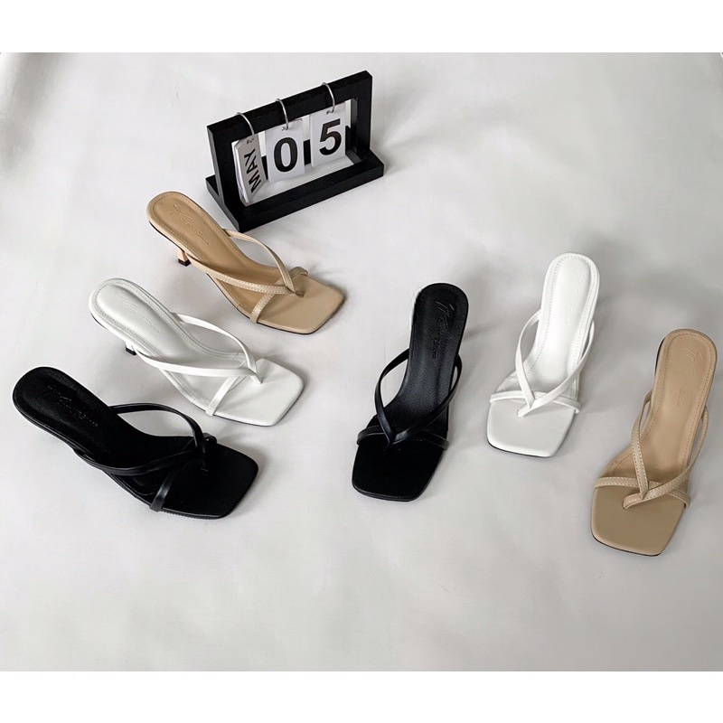 Sorami.Shoes | Guốc xỏ ngón quai ngang xinh xắn thời trang
