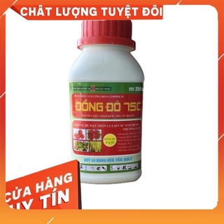 Chai Đồng Đỏ 7SC chai 250ml tưới thối rễ, diệt nấm, tảo rong rêu rửa vườn, phun nấm phổ rộng hại cây trồng.