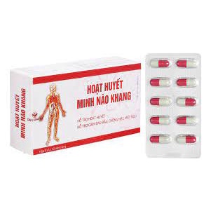 HOẠT HUYẾT MINH NÃO KHANG Hỗ Trợ Hoạt Huyết, Giảm Đau Đầu, Chóng Mặt