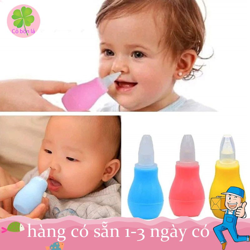 ỐNG BÓP HÚT MŨI AN TOÀN CHO BÉ Silicone