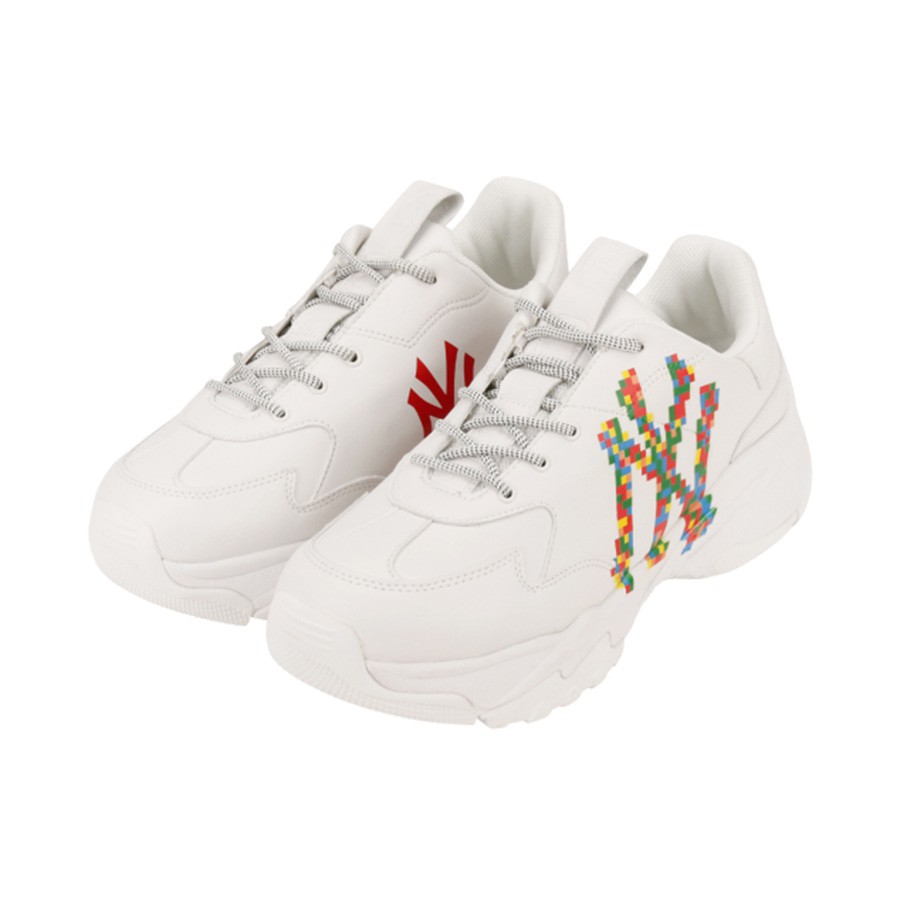Giày Sneaker Nam Nữ MLB Big Ball Chunky NY Play Pixel 2021