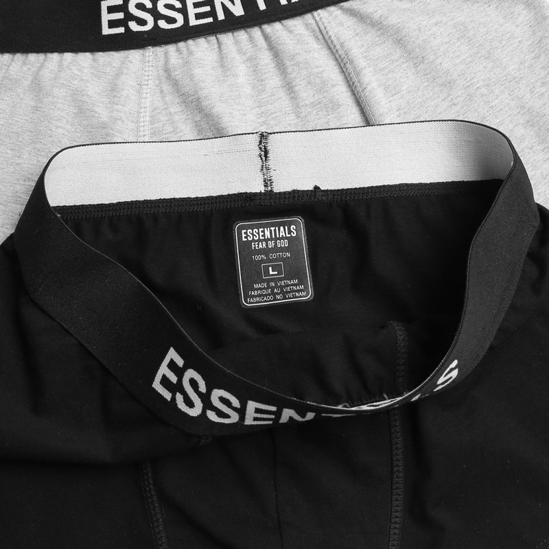 Quần lót nam Quần sịp boxer nam ESSENTIALS FEAR OF GOD FOG chất vải cotton 100% nhẹ thoáng mát co giãn thoải mái QF02