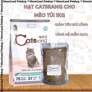 Thức ăn hạt catsrang 1kg cho mèo mọi lứa tuổi
