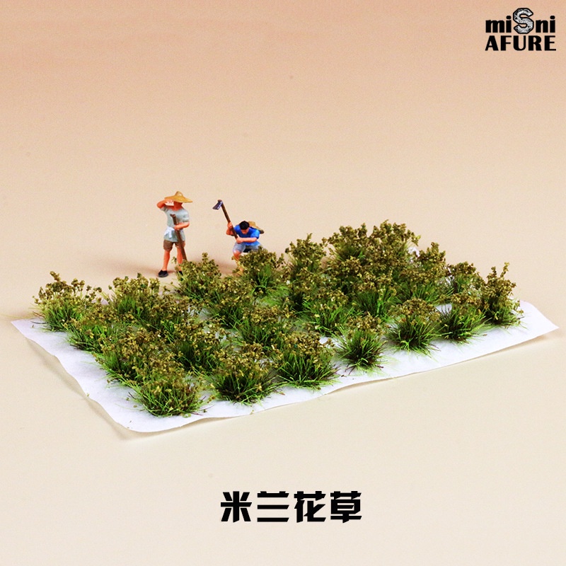 Modeling turf - bụi cây cho miniature - Phụ kiện cây cỏ làm sa bàn