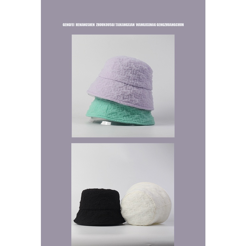 Nón Tai Bèo Chống Nắng Màu Tím Trơn Thời Trang Hàn Quốc Cho Nữ
