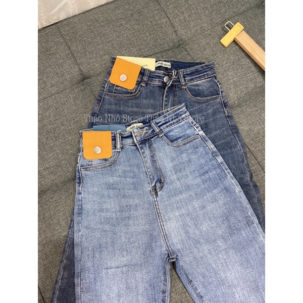 quần jean lưng siêu cao túi nắp da (hình thật shop Thảo Nhỏ Store chụp )
