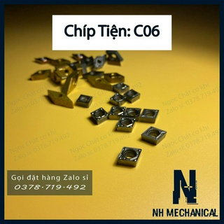 Mảnh chíp tiện móc lỗ C06 Nhật lướt