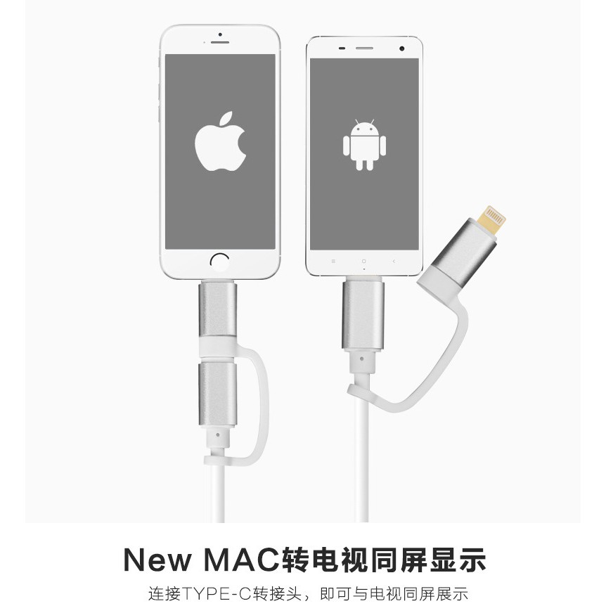 Dây Cáp Hdmi 2 Trong 1 Cho Iphone