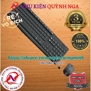 Bộ bàn phím và chuột không dây logitech mk235