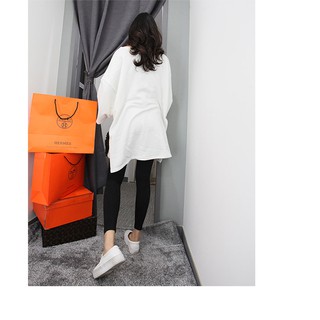 [order] áo xẻ tà side split t shirt dáng dài