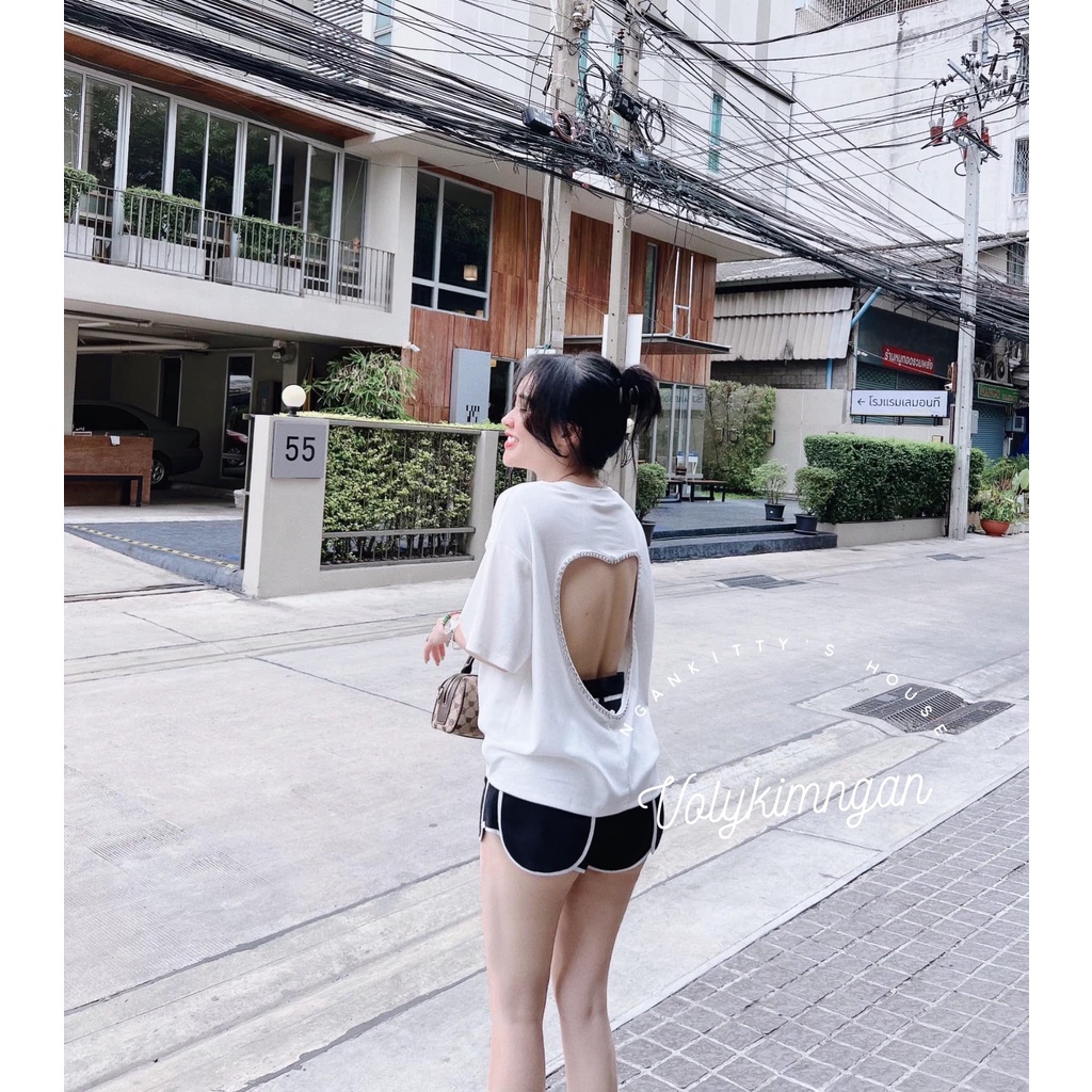 Quần short viền trắng TL