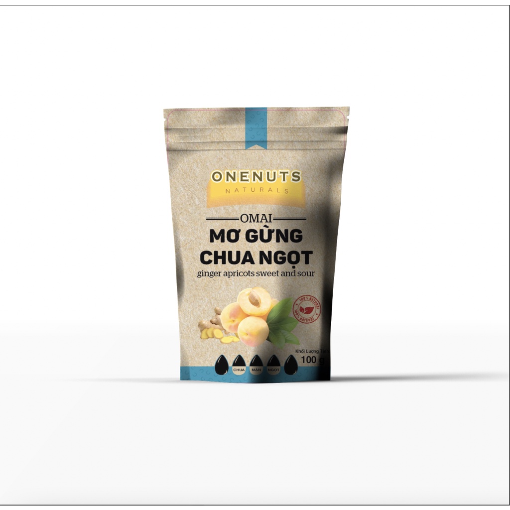 Mơ Gừng Chua Ngọt ONENUTS 100g