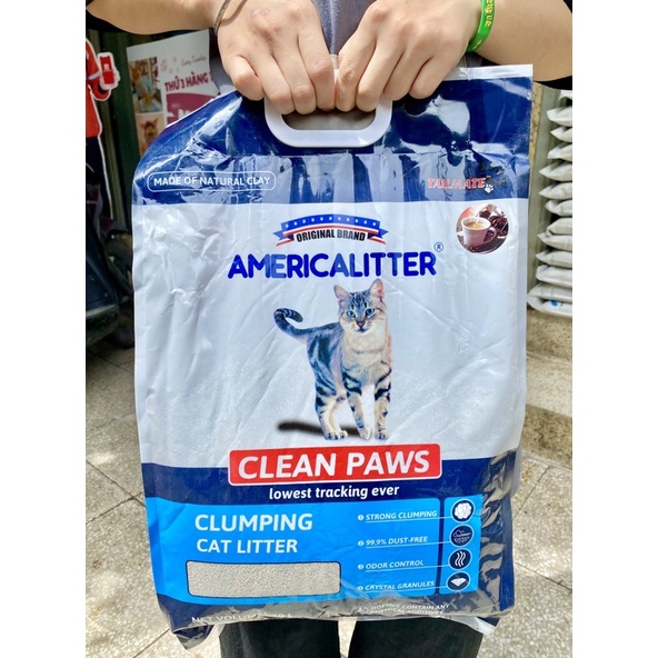 Cát vệ sinh cho mèo American Litter 10L