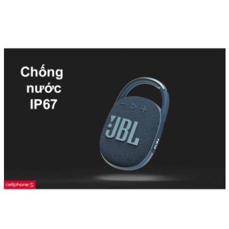 Loa BLUTOOTH JBL Clip 4 5.1 Mini Clip4 Loa Trầm Ngoài Trời Chống Nước IP67 Di Động Có Móc - BẢO HÀNH ĐỔI MỚI