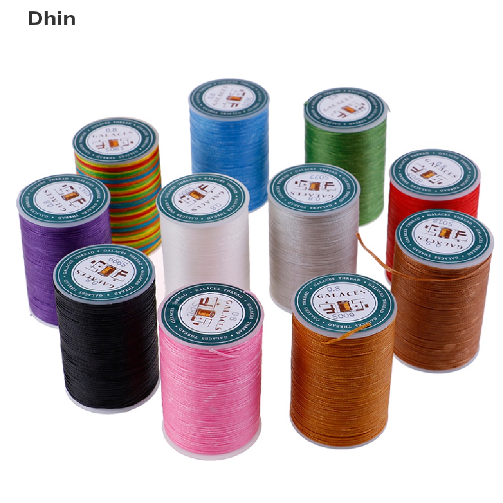 1 Cuộn Chỉ Sáp 0.8mm 90m Bằng Polyester Dành Cho Máy May Thủ Công