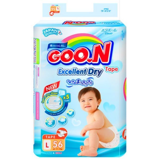Tã dán Goon Renew Slim size XL 50/m66/l56