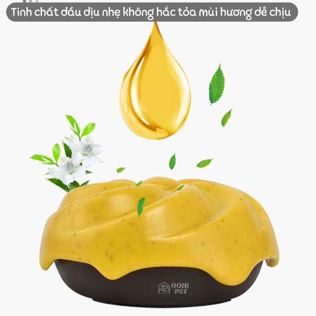 Set Combo 4 bánh khử mùi Donuts vệ sinh cho mèo - Giúp thơm phòng lưu hương lâu