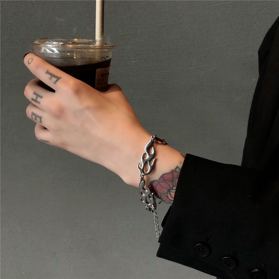 Vòng đeo tay phong cách hiphop đường phố cá tính thời trang dành cho nam và nữ 22213