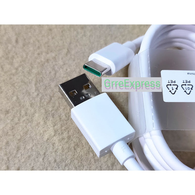 65W Siêu VOOC Cáp USB C 6.5A 8A Sạc Nhanh 33W/65W Type-C Cho Oppo Realme X 5 6 x50 X3 X5 Pro X50m X50t V5