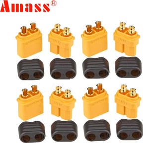 Set 10 Đầu Nối Phích Cắm XT60 + XT60H 5 Đầu Cắm 5 Ổ Cắm Chuyên Dụng Cho Pin Lipo RC / Tàu Thuyền / Ô Tô Điều Khiển Từ Xa