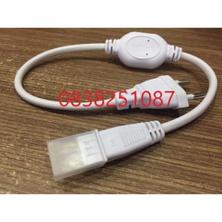 Dây nguồn Led, dây nguồn led đôi 2835, bộ nguồn dây led trang trí ngoài trời