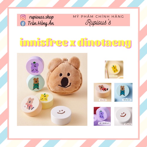 PHẤN PHỦ BỘT KHOÁNG 𝗜𝗡𝗡𝗜𝗦𝗙𝗥𝗘𝗘 𝘅 𝗗𝗜𝗡𝗢𝗧𝗔𝗘𝗡𝗚 𝗡𝗢 𝗦𝗘𝗕𝗨𝗠 𝗠𝗜𝗡𝗘𝗥𝗔𝗟 𝗣𝗢𝗪𝗗𝗘𝗥