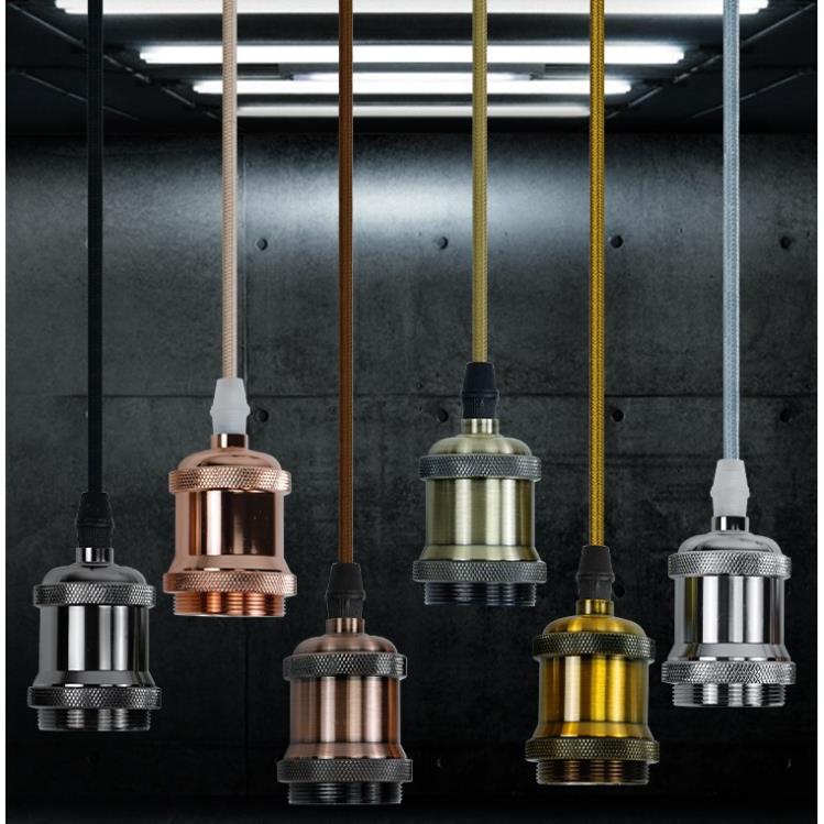 Bộ 5 dây đuôi đèn thả cổ điển E27 1 mét