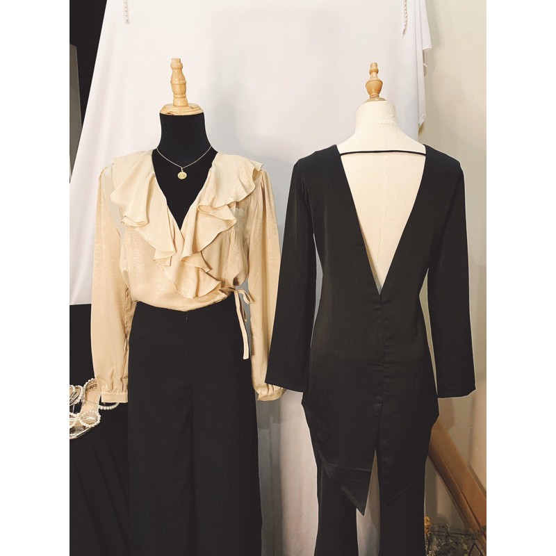 Áo cổ bèo tiểu thư thương hiệu TAF DESIGN